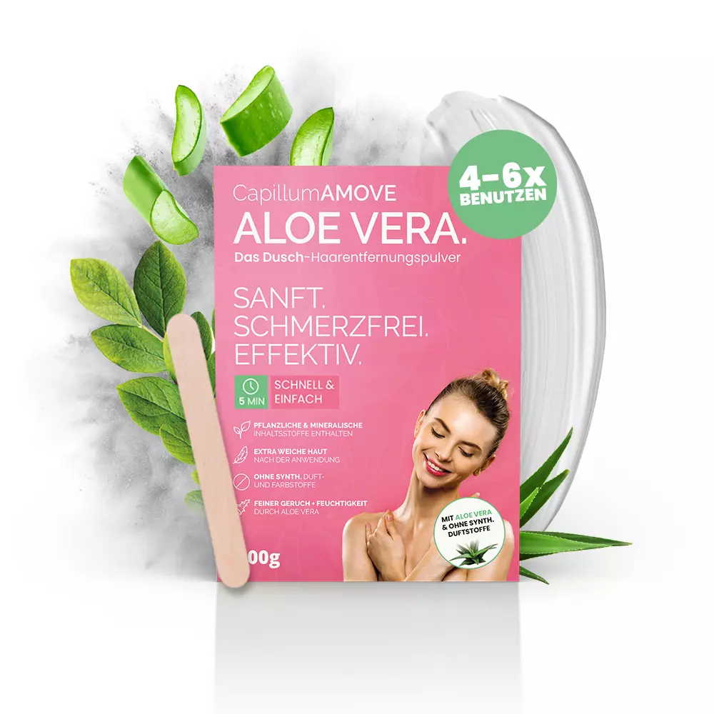 Dusch-Haarentfernung Capillum Amove Aloe Vera