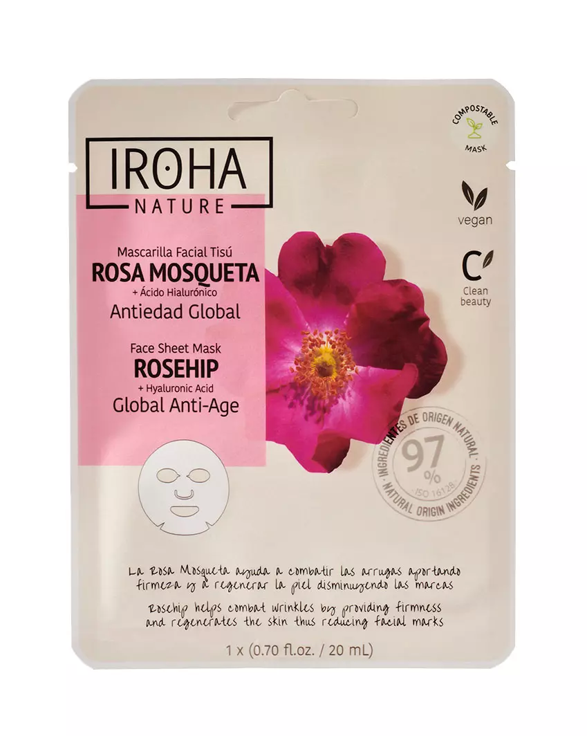 Vliesmaske Global Anti-Age Rosehip