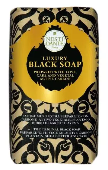 Soap Luxury Black mit Aktivkohle