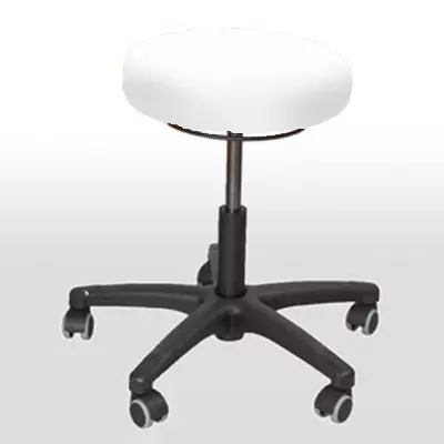 Hockerbezug Medium weiß