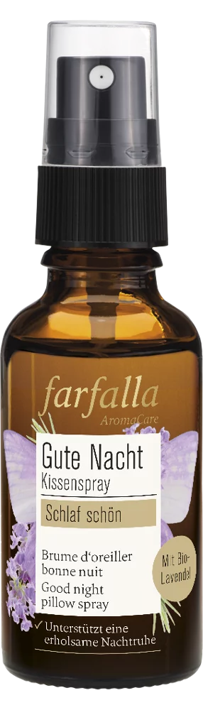 Gute Nacht Kissenspray Schlaf schön Lavendel