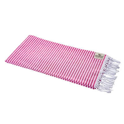 Hamamtuch Streifen 90x180cm pink