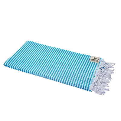 Hamamtuch Streifen 90x180cm türkis