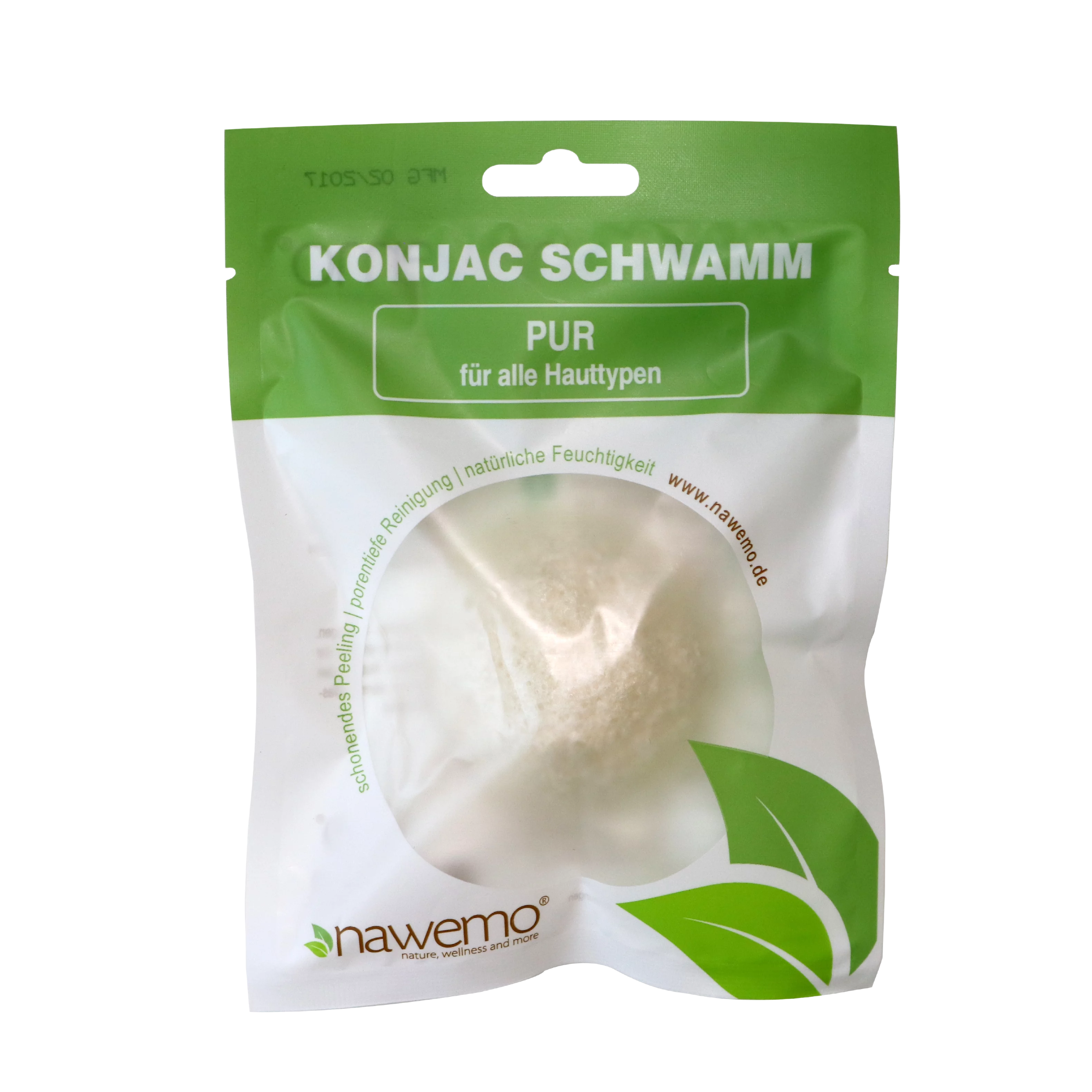 Konjac Schwamm Pur 