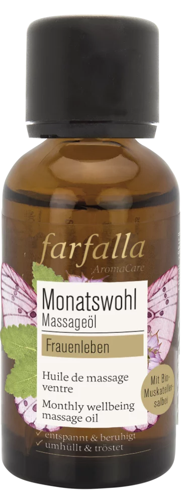 Frauenleben Muskatellersalbei Monatswohl Massageöl