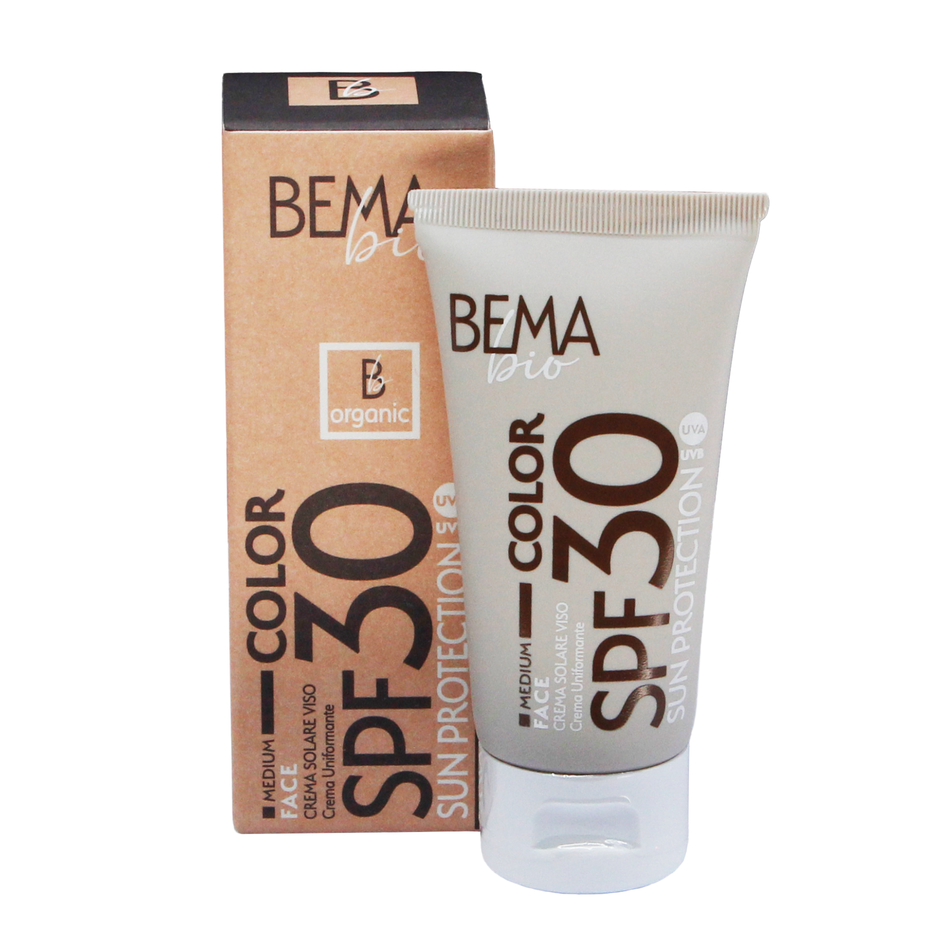 Getönte Sonnencreme SPF 30 Crema Solare bio