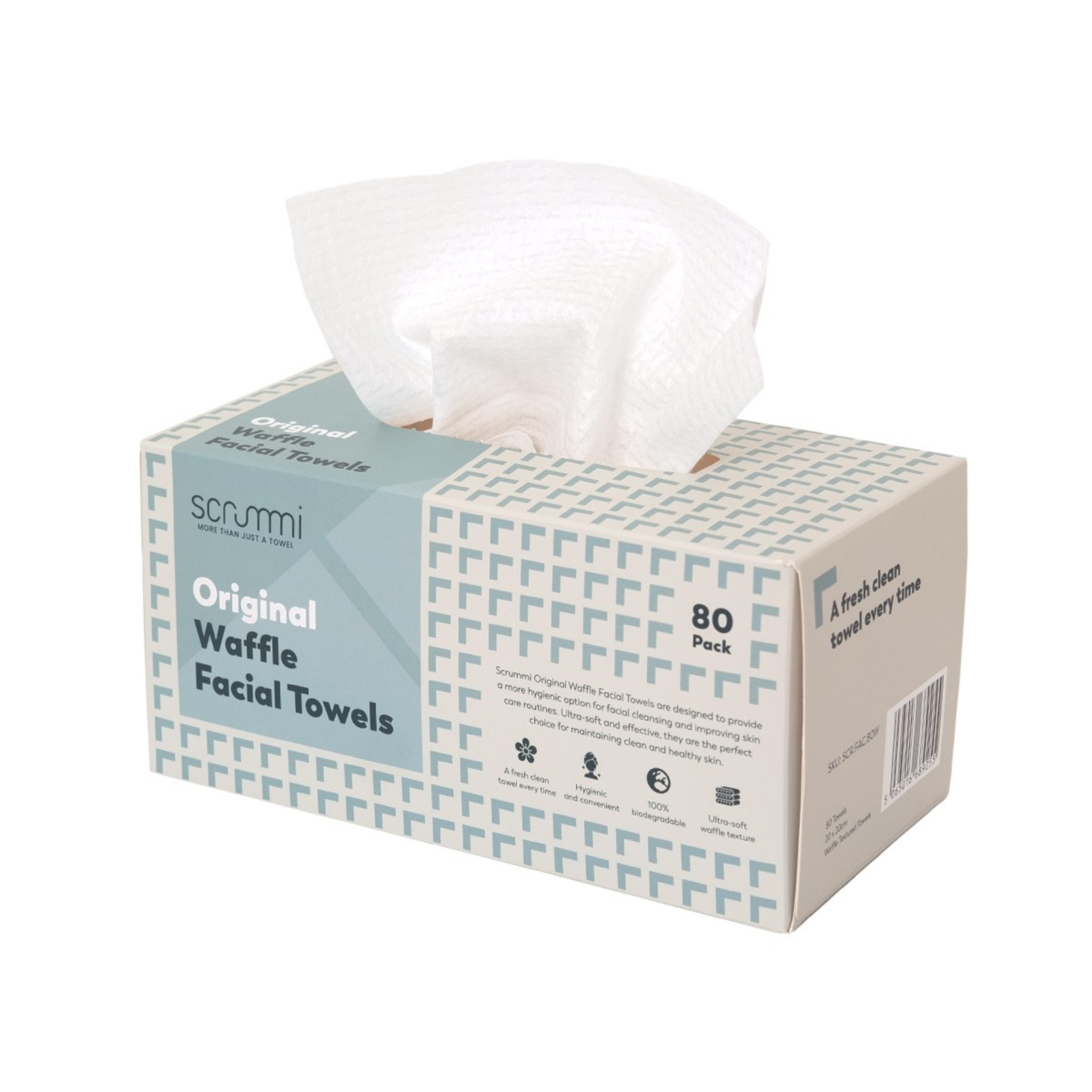 Waffel Gesichtstücher weiß (Facial Towel white)