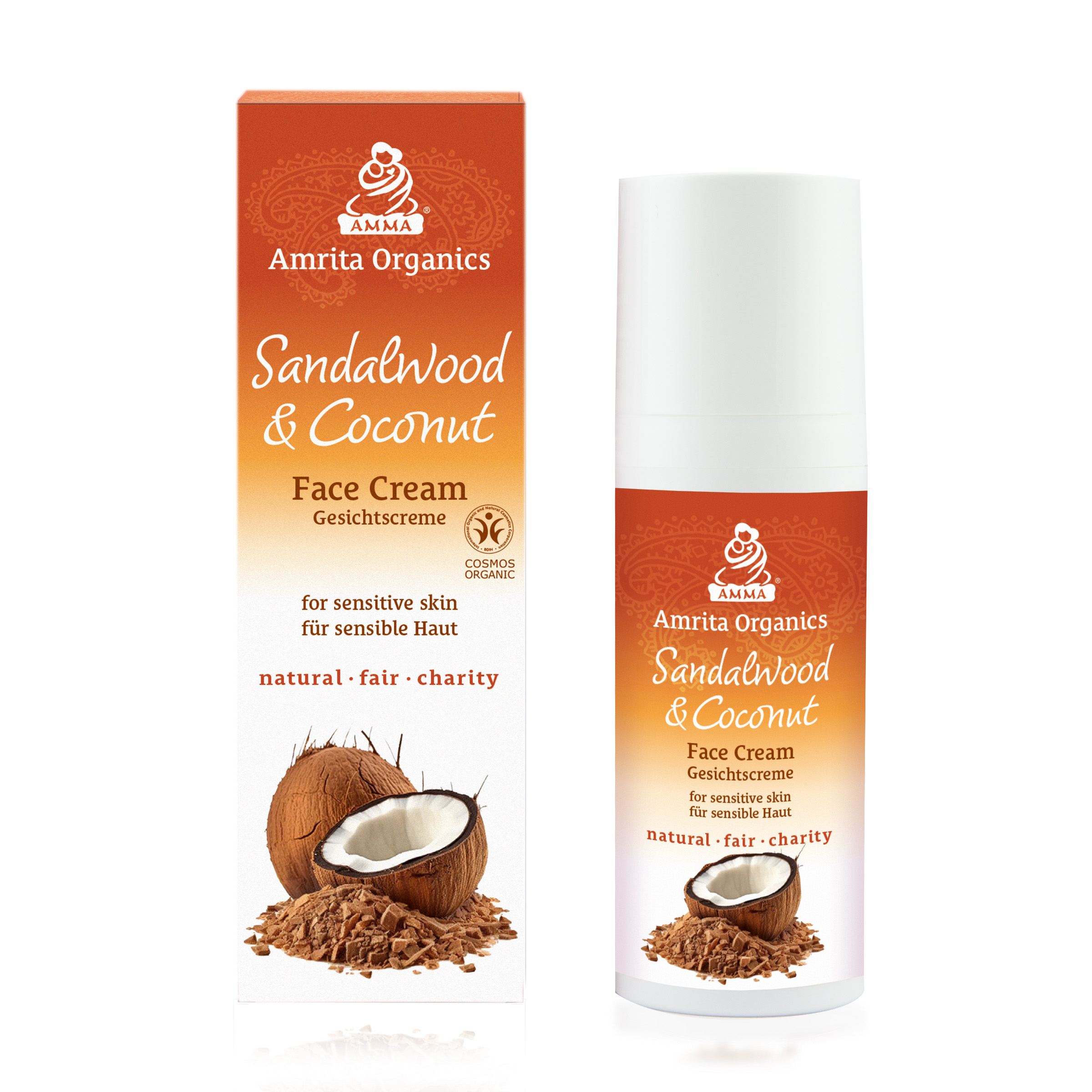 Gesichtscreme Sandalwood and Coconut (Sandelholz & Kokos)