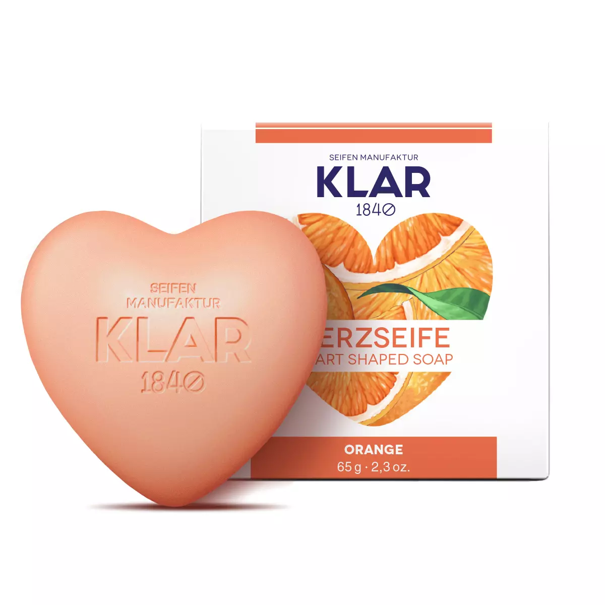 Klar´s Herzseife Orange