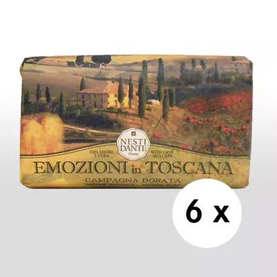 Soap emozione in Toscana Campagna dorata 