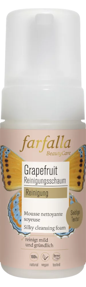 Seidiger Reinigungsschaum