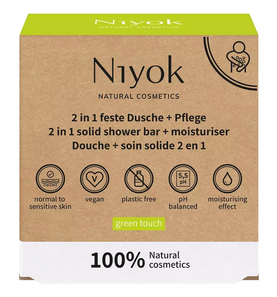 2 in 1 feste Dusche & Pflege Green touch 