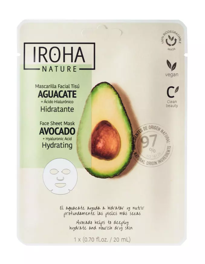 Vliesmaske Hydrating Avocado