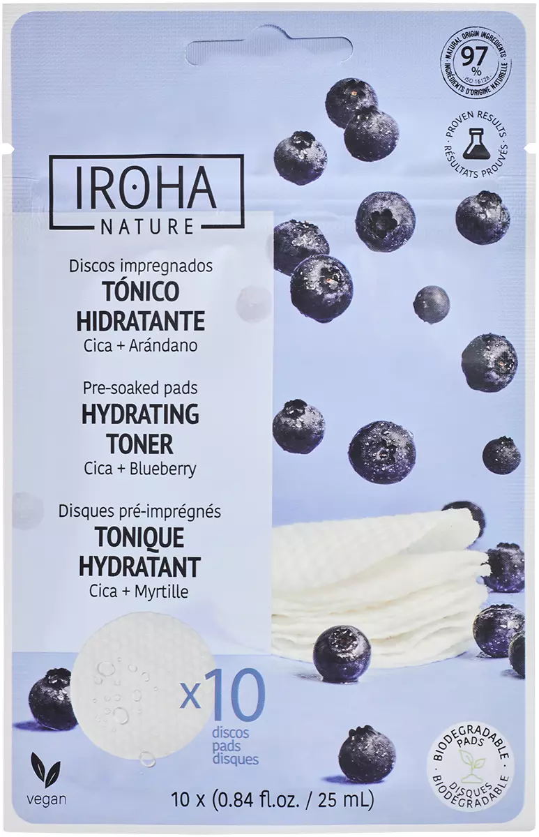 Blaubeere Hydrating Toner Pad 