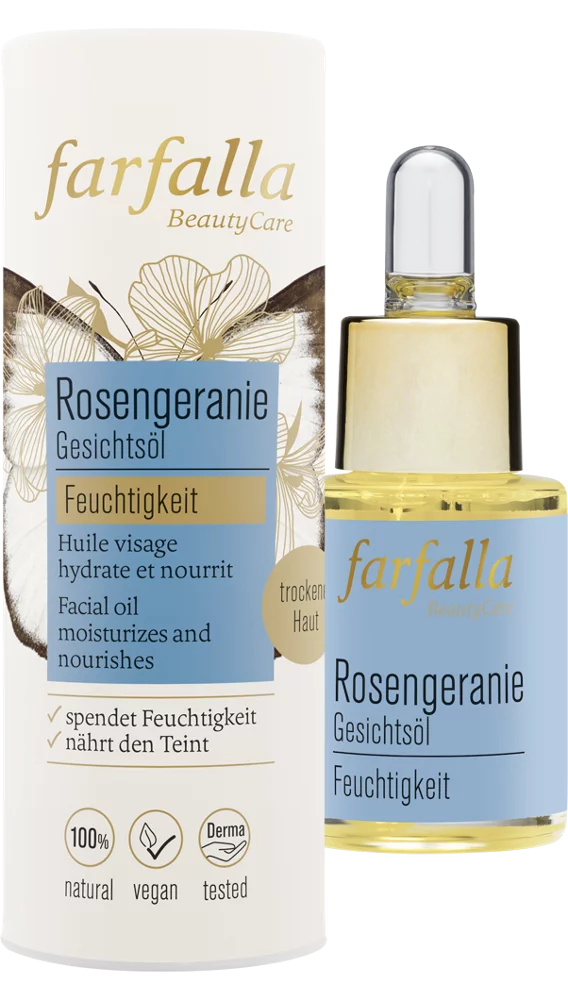 Rosengeranie - Feuchtigkeitsspendendes Gesichtsöl